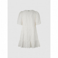 PEPE JEANS Vestido Delia Blanco PL953475-800