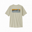 Camisetas Hombre Camiseta PATAGONIA M's Cap Cool Boardshort Dyno White