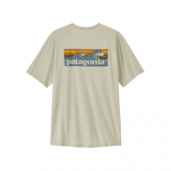 Camisetas Hombre Camiseta PATAGONIA M's Cap Cool Boardshort Dyno White