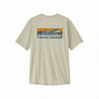 Camisetas Hombre Camiseta PATAGONIA M's Cap Cool Boardshort Dyno White