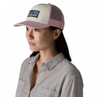 Gorros y Gorras Gorra PATAGONIA P-6 Logo Trucker White / Quiet Violet