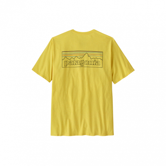 Camisetas Hombre Camiseta PATAGONIA Men's P-6 Logo Responsibili-tee® Lemon Zest