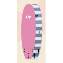 Surfboard Soft Long UP 8 ́0 Pink - White