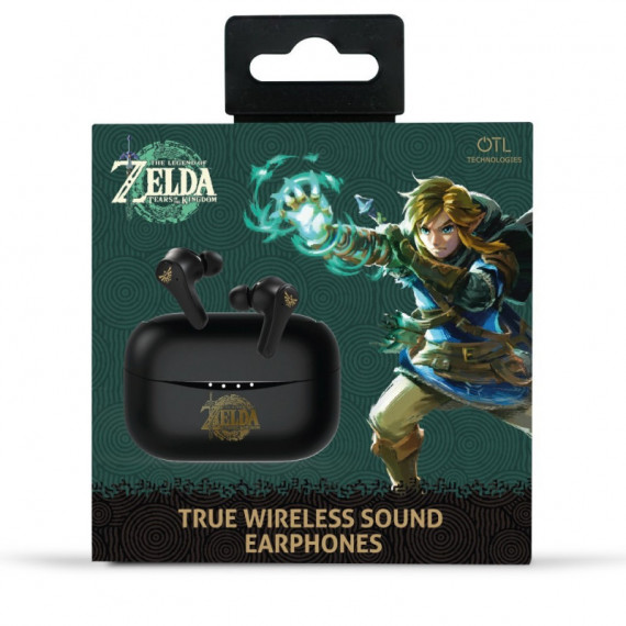 Auriculares Inalámbricos The Legend Of Zelda: Tears Of The Kingdom Tws Earpods Negro  OTL