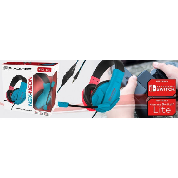Auriculares Gaming Blackfire Headset Nsx-neon Switch y Switch Lite  ARDISTEL