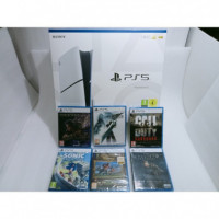 Consola Playstation 5 Standard E Chassis 1TB/EUR+ 6 Juegos de Regalo  SONY