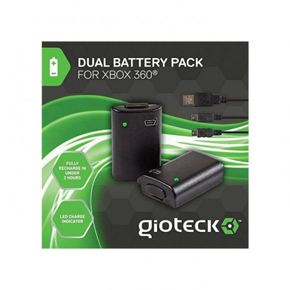 Dual Battery Pack + Cable Play & Cable Play & Charge Xboxone  SHINE STAR S.A