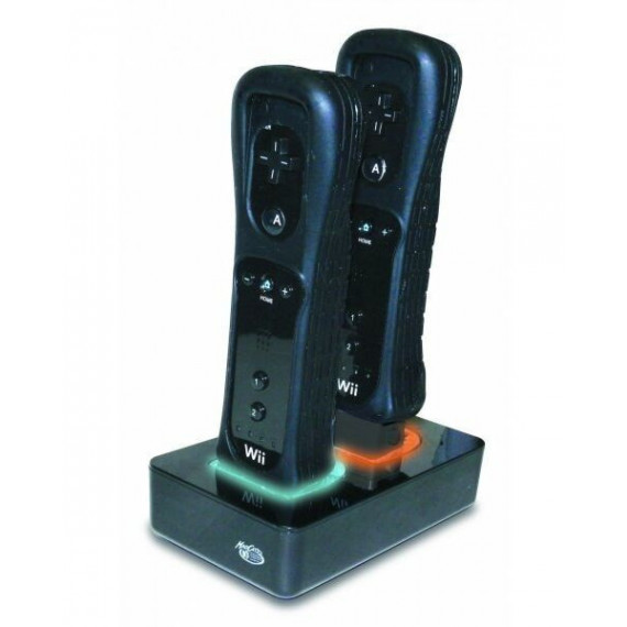 Dual Charging Station Plus Negro-mad Catz-wii  SHINE STAR S.A
