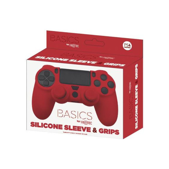Funda Roja para Mando y Grips PS4  BLADE