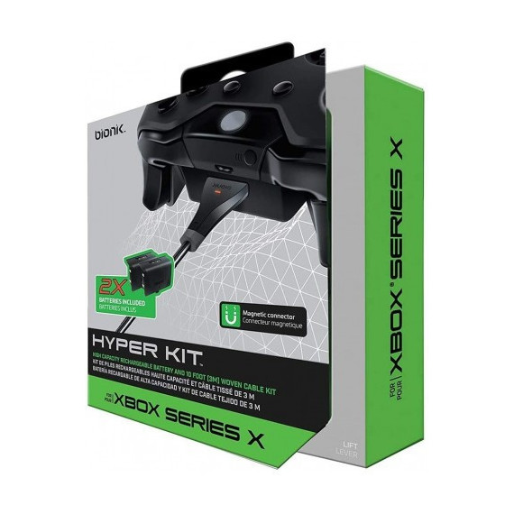 Hyper Kit X (2X 1200 Mah Bats + Cable 3M) Xboxseriesx  SHINE STAR S.A