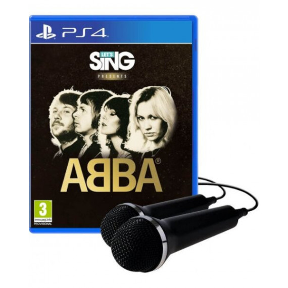 Lets Sing Abba + 2 Micros PS4  RAVENS