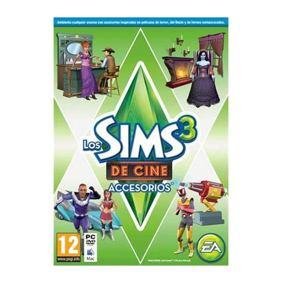 los Sims 3 Cine Accesorios Pc  ELECTRONIC ARTS