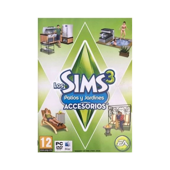 los Sims 3 Patios y Jardines Acceso Pc E.a.  ELECTRONIC ARTS