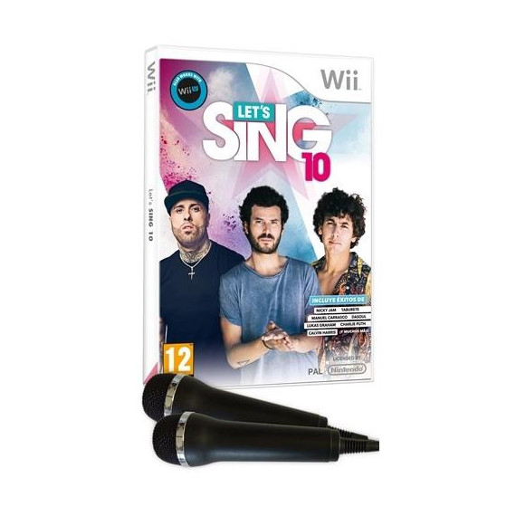 Let's Sing 10 + 2 Micros Wii  PLAION