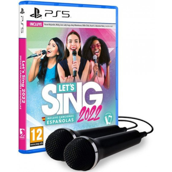 Let´s Sing 2022 + 2 Micrófonos PS5  PLAION