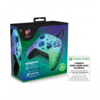 Mando Xboxseries X Rematch Wired Controller Glitch Green  PDP