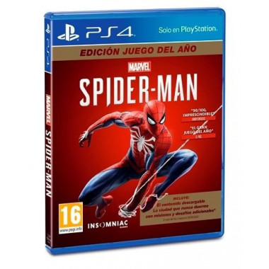 Marvel&rsquo;s Spider-man: Edici&oacute;n Juego del A&ntilde;o PS4  SONY