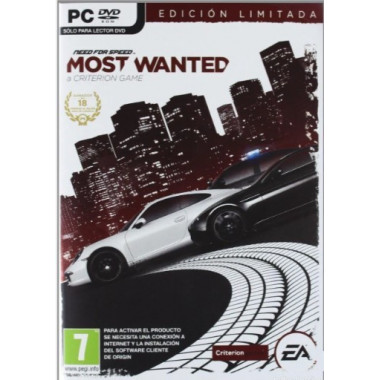 Need For Speed Most Wanted Limited Edition Pc  ELECTRONIC ARTS