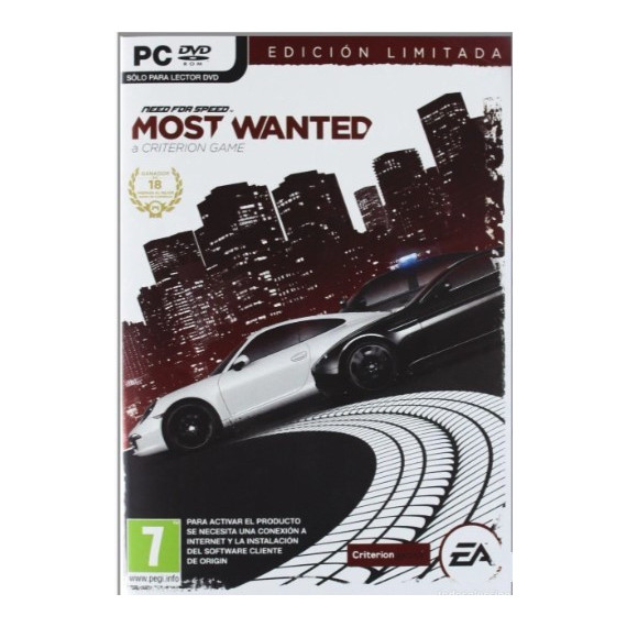 Need For Speed Most Wanted Limited Edition Pc  ELECTRONIC ARTS
