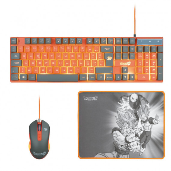 Pc Dragon Ball Super Pack Keyboard Mouse Alfombrilla  BLADE