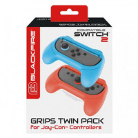 Pack BLACKFIRE 2 Grips para Mandos Joy-con 2 de Nintendo SWITCH2