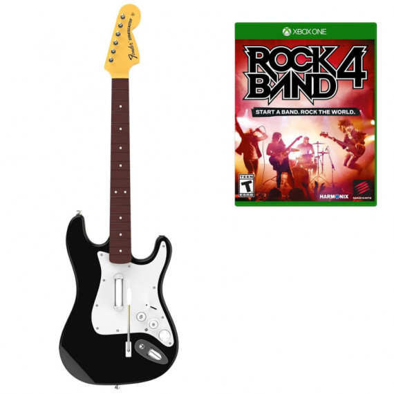 Rock Band 4+GUITARRA Wireless Fender Stratocaster Negra Xbox-one  SHINE STAR S.A