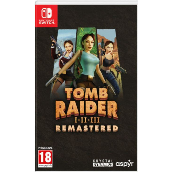 Tomb Raider I-iii Remastered Starring Lara Croft Nintendo Switch  MERIDIEM