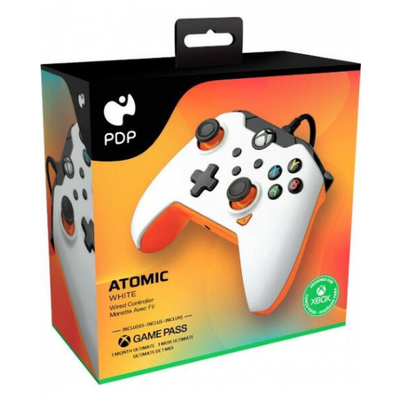 Wired Controller Atomic White  PDP