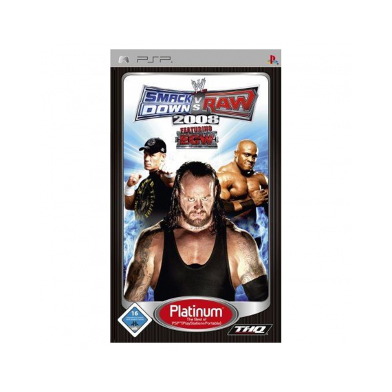 Wwe Smackdown Vs. Raw 2008 Platinum Psp  THQ