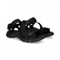 Sandalia Surfera Webbing Negro  CAMPER