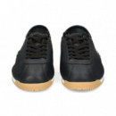 Coco Plata Deportivo Piel Negro  LACOSTE