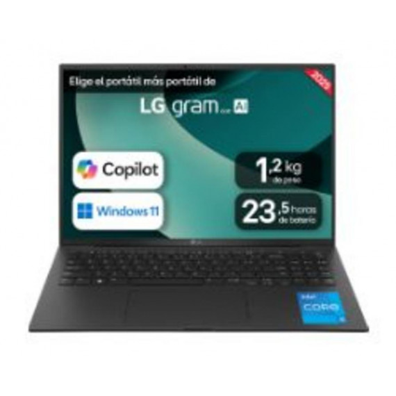 Portátil LG Gram I5-1334U 16GB 512GB Ssd 16" W11H Negro (16Z90RU-G.AA55B)
