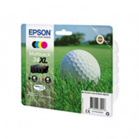 Tinta EPSON 34XL Pack Negro/tricolor 16.3ML/10.8ML (C13T34764010)