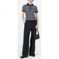 TOMMY HILFIGER - Co Cable Fine Gg Polo S/s Swt - 0BB - F|WW0WW41474/0BB