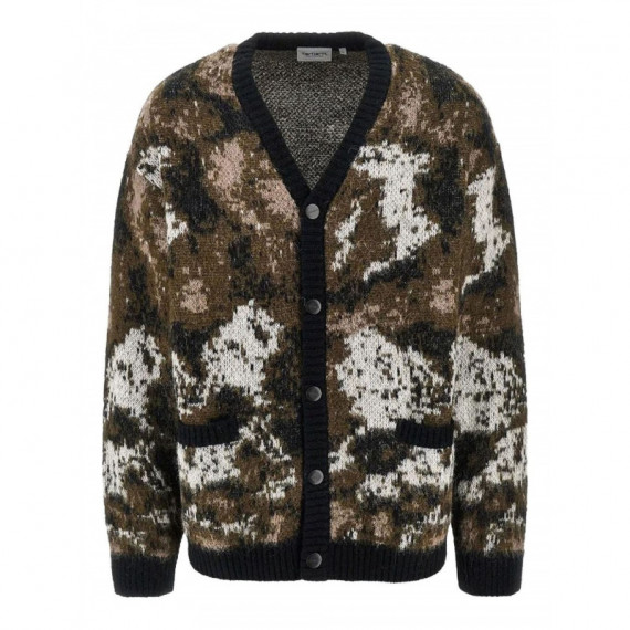 CARHARTT - Cárdigan Merton de Alpaca, Nailon y Acrílico jacquard de Pe - 38XXX - I035391/38XXX