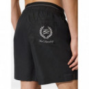 KARL LAGERFELD - hotel karl crest medboardshort - 999 - B1M46010/999