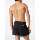 KARL LAGERFELD - kl metal short boardshort - 999 - B1M46005/999