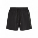 KARL LAGERFELD - ikon shine short boardshort - 999 - B1M46001/999