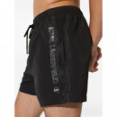 KARL LAGERFELD - ikon shine short boardshort - 999 - B1M46001/999