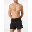 KARL LAGERFELD - ikon shine short boardshort - 999 - B1M46001/999