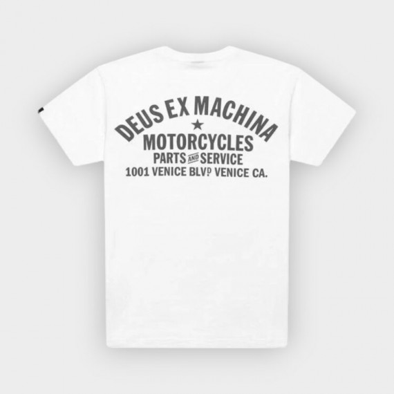 Camiseta Deus Venice Addressblanco  DEUS EX MACHINA