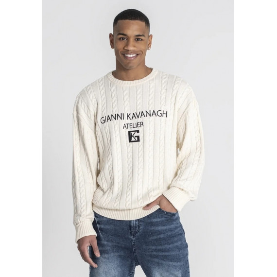 Sudadera Gk Atelier Knitblanco  GIANNIKAVANAGH