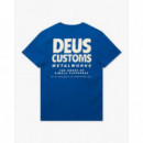 Camiseta Deus Chromiumazul  DEUS EX MACHINA