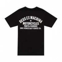 Camiseta Deus Venice Addressnegro  DEUS EX MACHINA