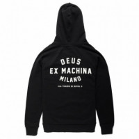 Suéter Deus Milano Address Hoodienegro  DEUS EX MACHINA