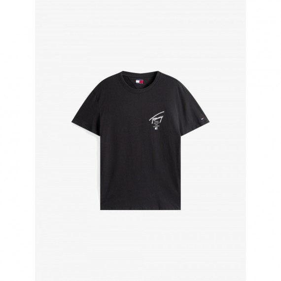 Camiseta Tommy Reg Sign City Negro  TOMMY JEANS