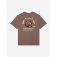 Camiseta Deus Sourmugmarrón  DEUS EX MACHINA
