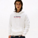 Suéter Tommy Reg Dna Hoodieblanco  TOMMY JEANS