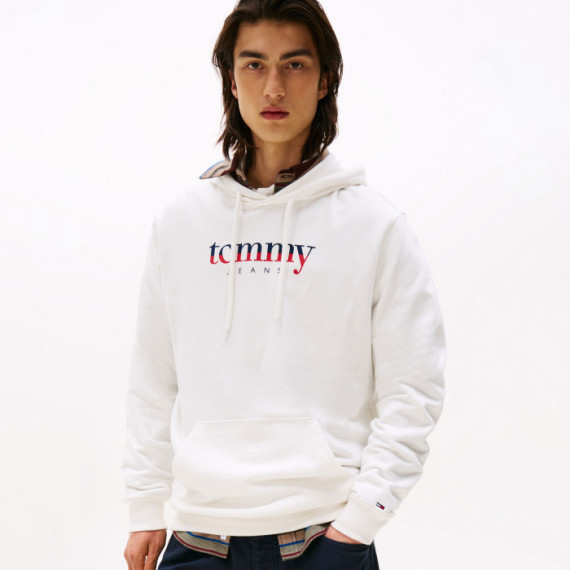 Suéter Tommy Reg Dna Hoodieblanco  TOMMY JEANS