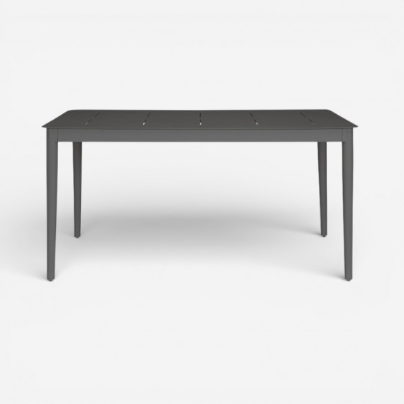 Mesa de Comedor Exterior Eubea 160 × 90 Cm – Aluminio Carbon Light Terraza Collection®  TERRAZZA COLLECTION